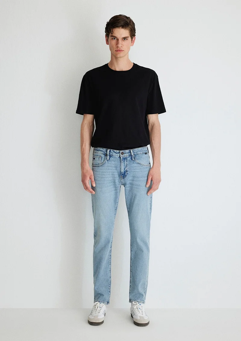 مافي بنطلون جينز كلاسيك رجالي جيك داستي بليتش